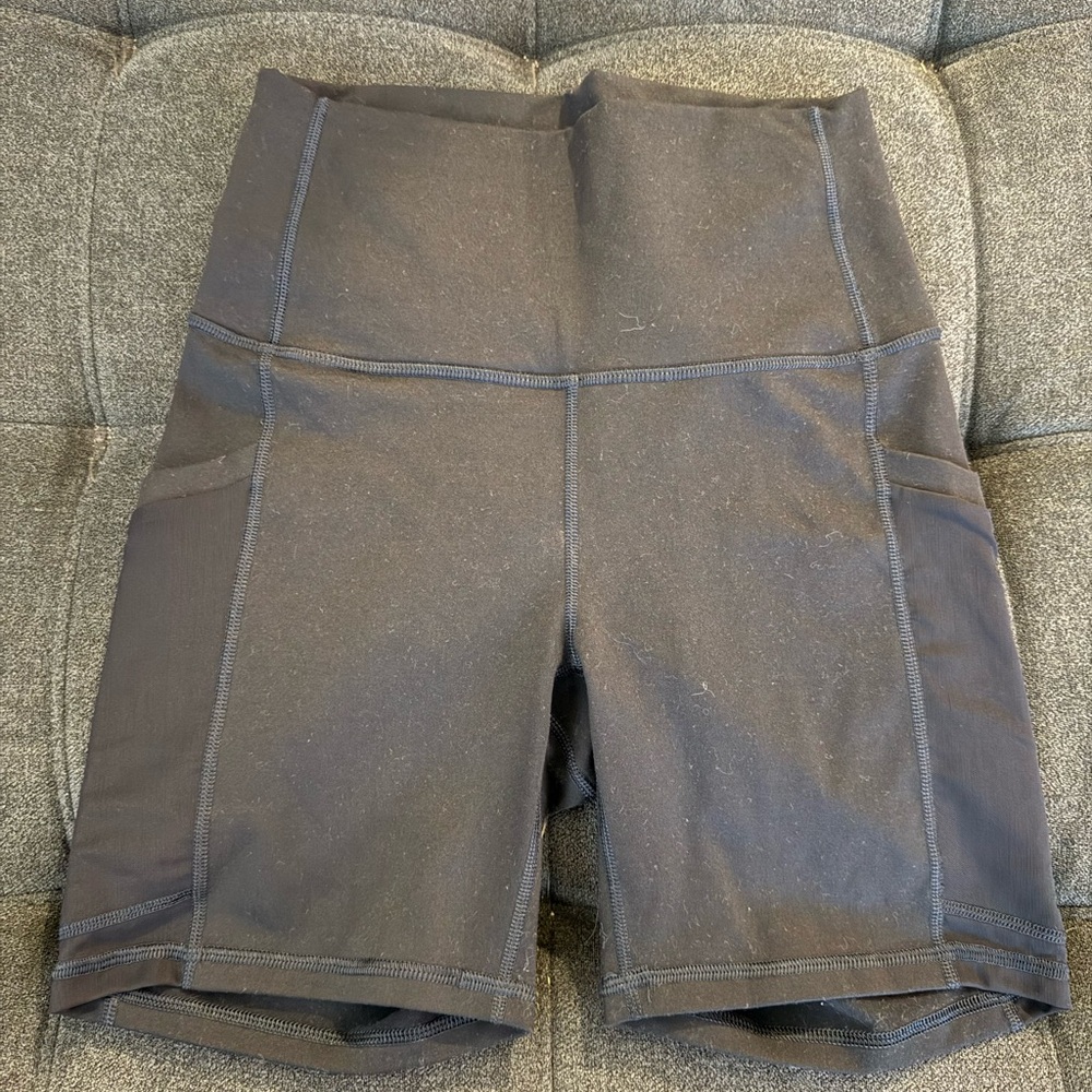Fabletics Charcoal Bike Shorts